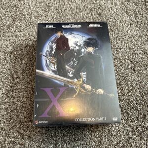 X: Collection Part 2 (DVD, 2005, 4-Disc Set) Geneon Anime 12 Episodes